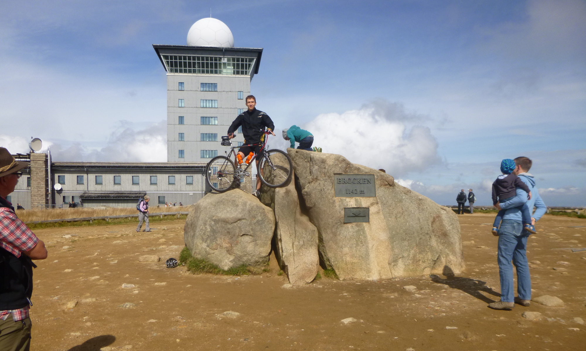 Gipfel vom Brocken im Nationalpark Harz